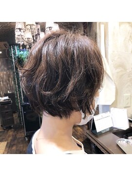 ヘアー クリエイト カルバリ(HAIR CREATE Calbari) ショートフワっとニュアンスパーマ