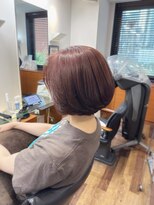 エムタニグチギンザ(M.TANIGUCHI GINZA)&nbsp;【レッドカラー】ショートボブ/ボブ/レッドブラウン
