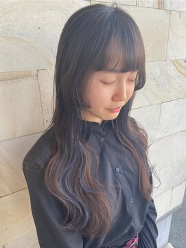 フォレスト ヒル Forest Hill by Genitore 姫カットロング/イヤリングカラー/グレー