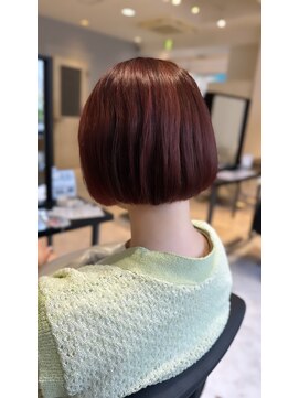 オルメント 天満 南森町(ORL'MENT) 透明感♪【髪質改善】内巻き艶感ショートボプ小顔レイヤーカット
