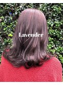 【花本】　ひし形シルエット ラベンダーカラー
