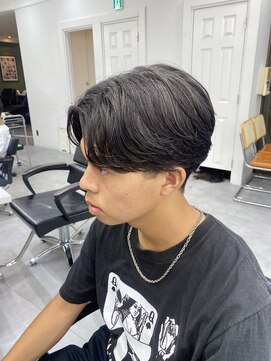 グリーン 高田馬場(green) 【SANA】センターパート×毛流れパーマ