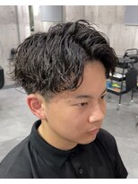 ビカムメンズヘアー 栄店(become men's hair)&nbsp;ツイストスパイラル×アップバング