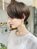 ビュートリアム 南青山(BEAUTRIUM)&nbsp;前髪なしショート/ハンサムショート/ショートヘア/30代40代50代