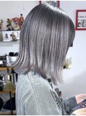【白髪染め脱却】ホワイトバレイヤージュ×ブリーチ２回