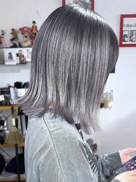 ブレイズヘアー(BLAZEhair) 【白髪染め脱却】ホワイトバレイヤージュ×ブリーチ2回