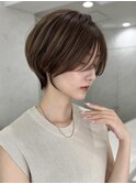 前髪なしショート40代50代60代 #5［＃渋谷駅＃韓国＃髪質改善］