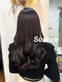 スリール バイ ミリー 江坂(Sourire by milly)の写真/【江坂駅徒歩3分】《Aujua×ケアプロ》でさらなる髪質改善を！高技術×プチプラで憧れの美髪へと導きます☆