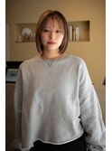 ［スタイリスト:香川］ヘンリーボブ×デザインカラー