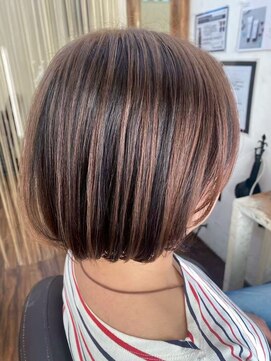 セレーズ ウィズ ミロ(Seles With Miro) 白髪ぼかしハイライト×ピンクベージュ