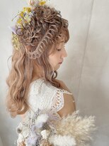 リワーズ 成城学園前(ReWARDs)&nbsp;お花冠ハーフアップヘア