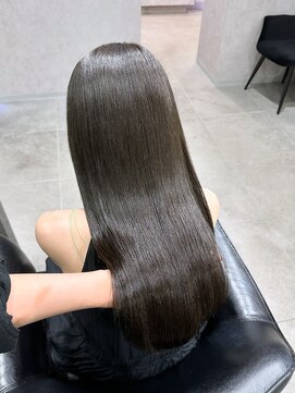 エースヘアー(A.hair) オリーブグレージュ/レイヤーカット/髪質改善トリートメント