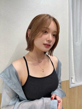 サンド 銀座(sand) 2wayバングのくびれボブ