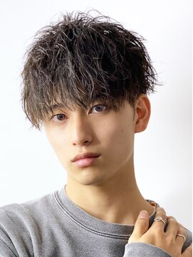 men's salon L-MARK 四条烏丸【12月 NEW OPEN（予定）】  スパイラルパーマ/ツイストパーマ/メンズ/センターパート/波巻き