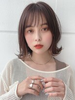 サンドパールス 仙台店(sand PALCE)&nbsp;ブリーチなし/髪質改善/大人ガーリー/グレーブラウン/前髪/仙台