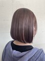 ヘアメイク イアラ 高柳(hair make iara) 透明感カラーパッツンボブ♪