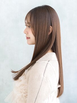 ペグ(Peg) 顔周りレイヤー＋髪質改善縮毛矯正/仙台/個室サロン