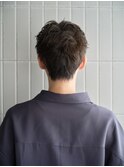 アップバング×爽やかベリーショート