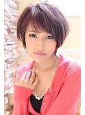 吉瀬美智子さん風ひし形ショートレイヤー
