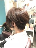 こなれ前下がりショート☆