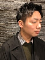 ヒロギンザ 恵比寿店(HIRO GINZA) ツーブロックビジネスショートレイヤーかき上げコンマヘア