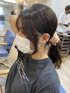 ジーナ 名駅(XENA.) 《xena》オルチャンスタイル☆後れ毛カット