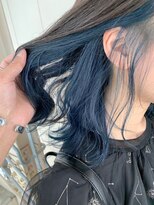 ジーナ 渋谷駅前(Zina)&nbsp;【Zina　渋谷】インナーブルー×フリンジウェーブ