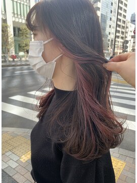 ネオリーブ アンド 渋谷店(Neolive &) 【Neolive&渋谷店】サーモンピンク&インナーカラー