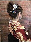 袴ヘアーセット、着付け