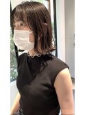 乾かしてキマるショートボブ