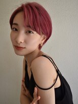 ブゾン(buZon)&nbsp;【buZon ブゾン】ベリーピンク×大人ショートボブ