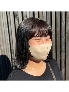 アールヘアー(ar hair) 【市川諒】艶BROWN &簡単スタイリングボブ