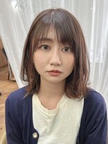 ヘアー カフェ コトノハ(hair cafe kotonoha) 【コトノハ】栗色20代30代40代丸みキレイめカジュアル