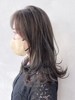 アイティーバイアルバム 藤沢店(IT by ALBUM) ワンカールレイヤーロング_大人ガーリーチョコレート_ba411761