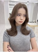 レイヤーカット　韓国ヘア