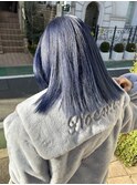 ラベンダーブルー×ケアブリーチ(表参道)
