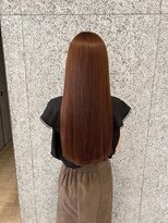 ビームズヘア 藤が丘店(Bee Ms HAIR)&nbsp;サラツヤロングベージュカラーブリーチしない透明感カラー