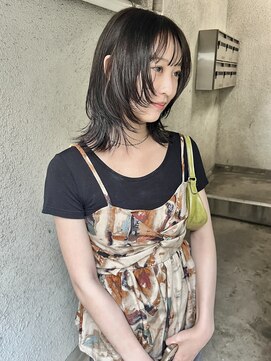 パークレーン アイス イヴェン(park lane ICI yeven) 顔周り　レイヤー　ウルフスタイル　/akari