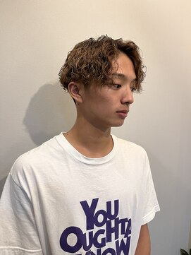 ライド ヘアー(RIDE HAIR) センターパート酸性パーマ