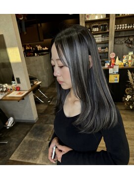 ハク(haku) ハイライト/こなれミディ/イメチェン/レイヤーカット/宇都宮ボブ