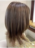 似合わせカット/立体感ハイライト/小顔ヘア
