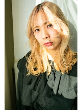 ログ 高松木太店(Log) ブリーチ/ダブルカラー/インナー/レイヤーカット/ボブ/高松