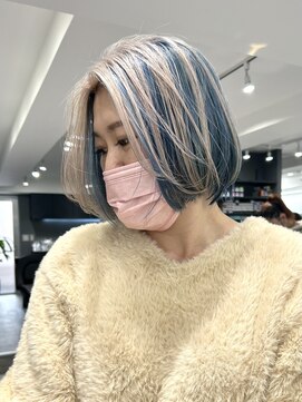 いろあそび 八王子 ホワイトベージュ×ペールブルー