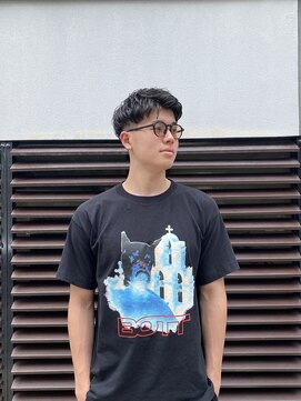 レンゲン(LENGEN) メンズパーマフェードバーバーツイスト理容室カット