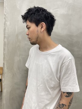 ソーコ 渋谷(SOCO) メンズカットメンズショートスパイキーショートピンパーマ渋谷