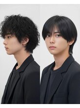 前髪の立ち上がり、生え癖にも特化。強めのクセもしっかり伸ばすアルカリ性縮毛矯正。[渋谷]