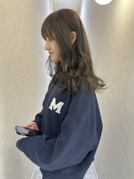 エムサロン 元総社(emusalon) 《Yachida》明るめオリーブベージュ×ナチュラルヘア