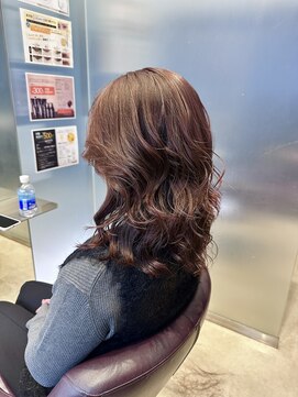 ファースト 東仙台店(first) ピンクベージュ・セミロング