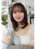 【中野葵穂】 レイヤーボブ 髪質改善 &nbsp;透明感カラー［表参道］
