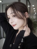 ヌヌ 渋谷 原宿 明治神宮前(nunu)&nbsp;レイヤーカットウルフカットボブグレージュオリーブべージュ